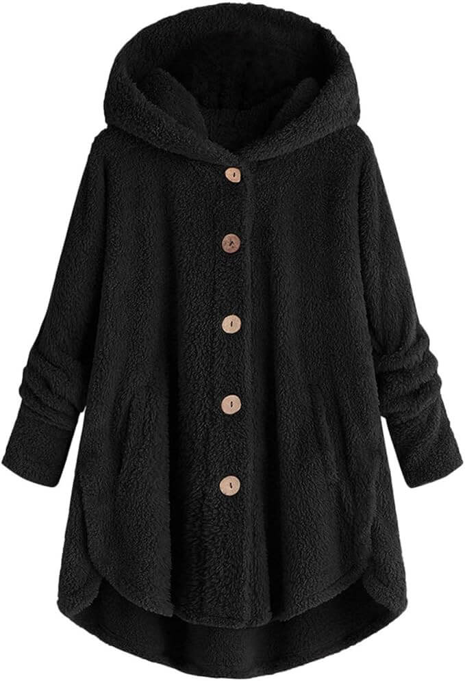 EMATOP Damen Teddy-Fleece Jacke – 70% Rabatt