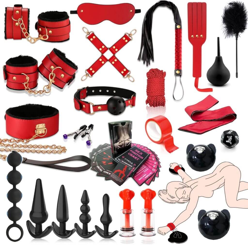 28-teiliges BDSM-Set – 40% Rabatt