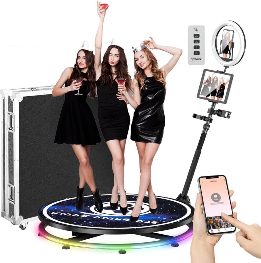 YCKJNB 360 Photo Booth Machine – 50% Rabatt