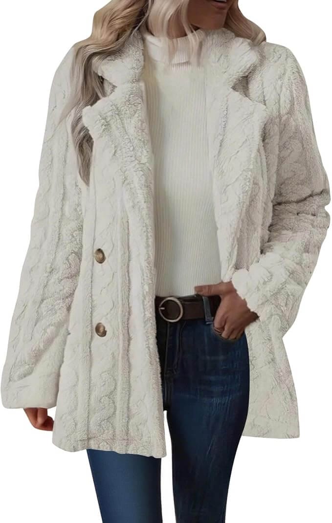 Modische Damen Fleecejacke – 50% Rabatt