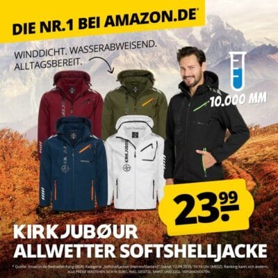 KIRKJUBØUR Allwetter Softshelljacke