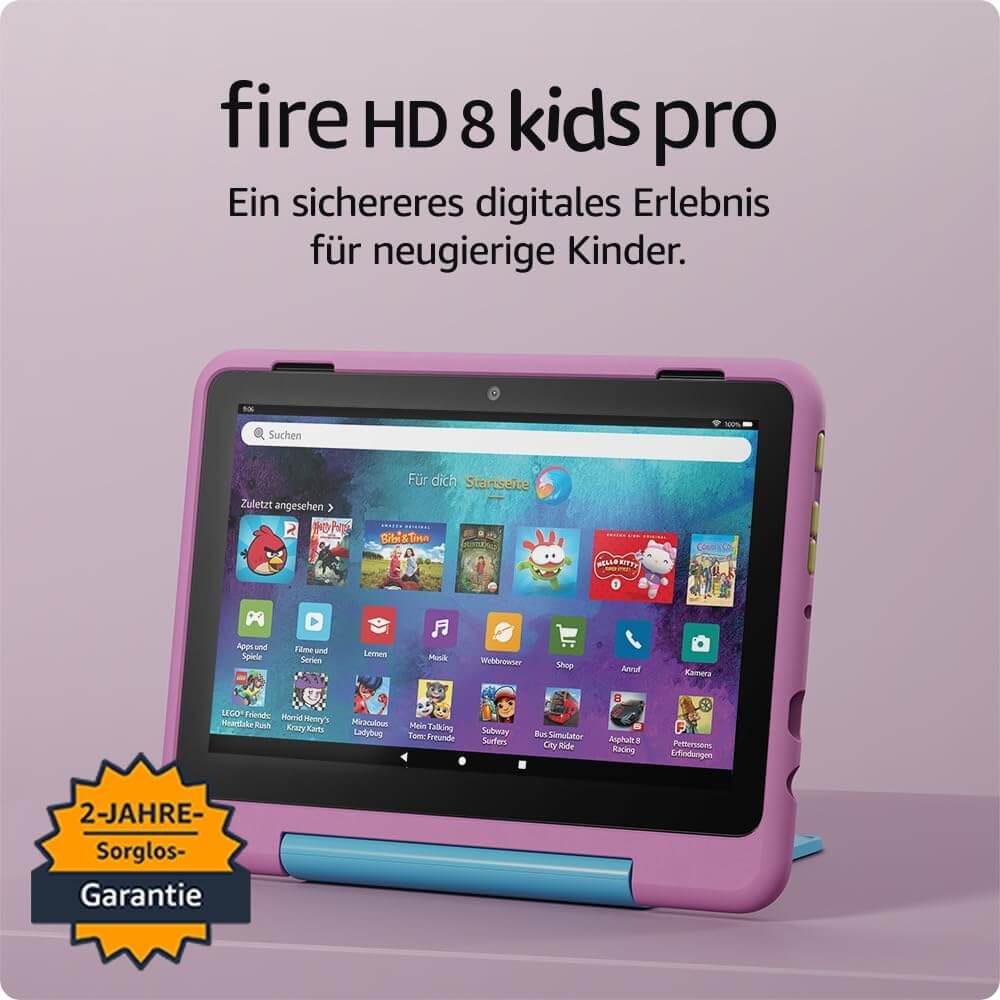Amazon Fire HD 8 Kids Pro-Tablet – 53% Rabatt