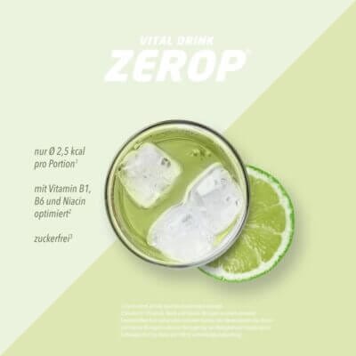 Best Body Nutrition Vital Drink ZEROP® in der Geschmacksrichtung Grüntee-Limette