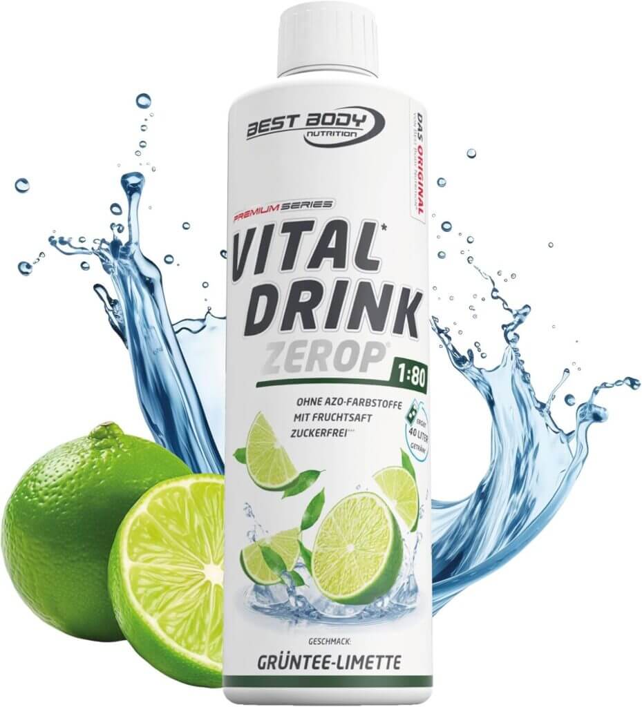 Best Body Nutrition Vital Drink ZEROP® Grüntee-Limette – 53% Rabatt