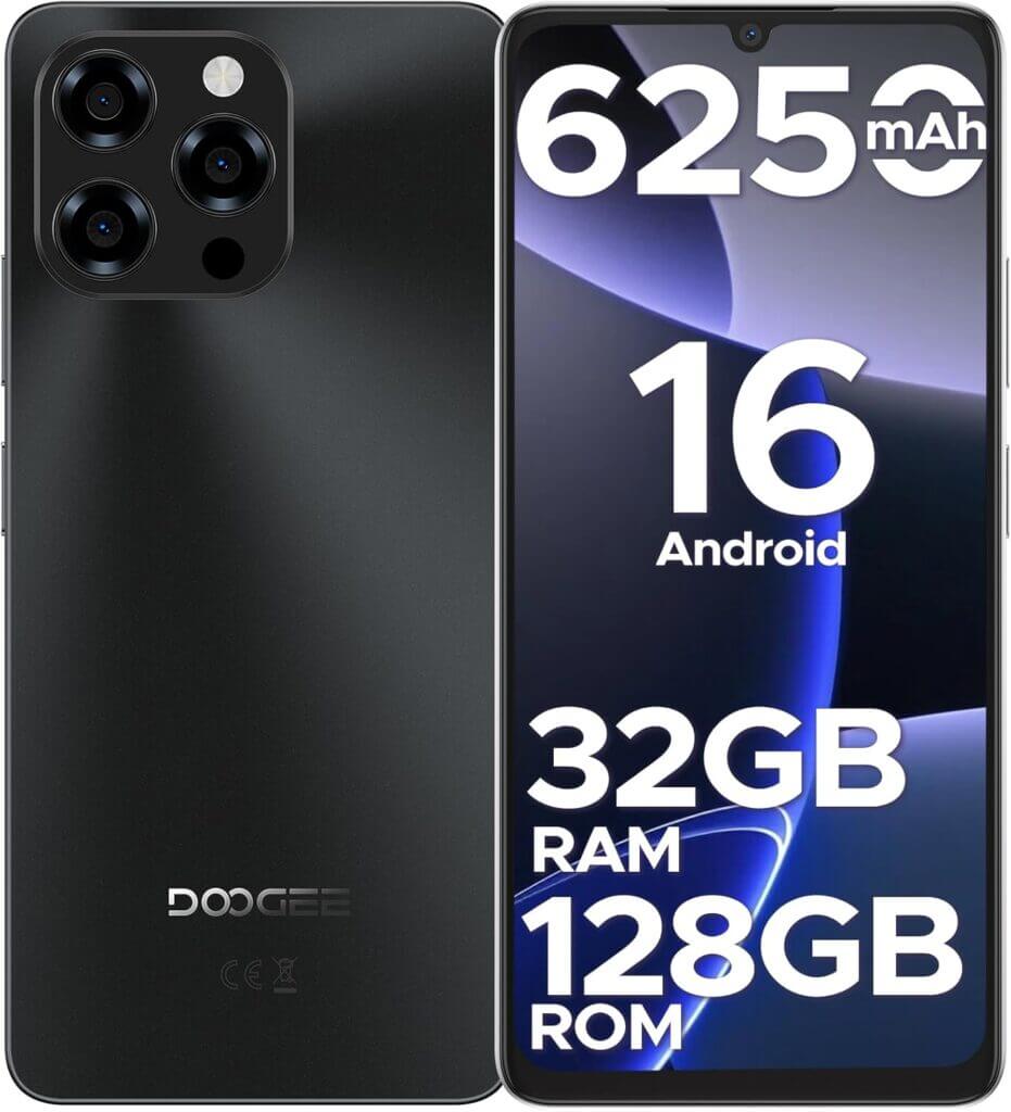 DOOGEE Note 58 Android 16 Smartphone – 45% Rabatt