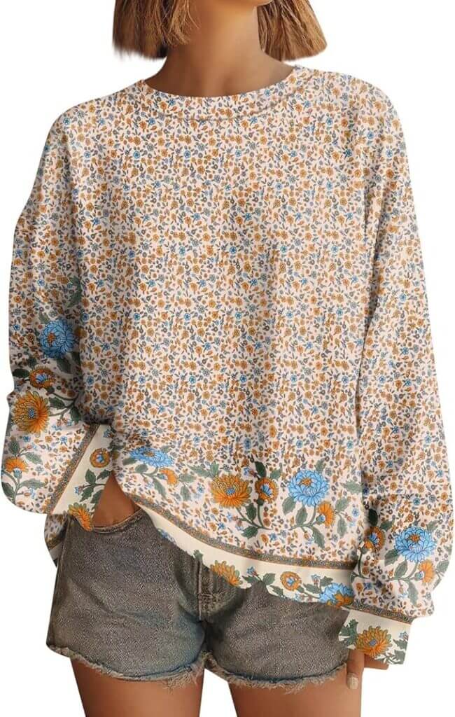 Damen Boho Pullover – 40% Rabatt