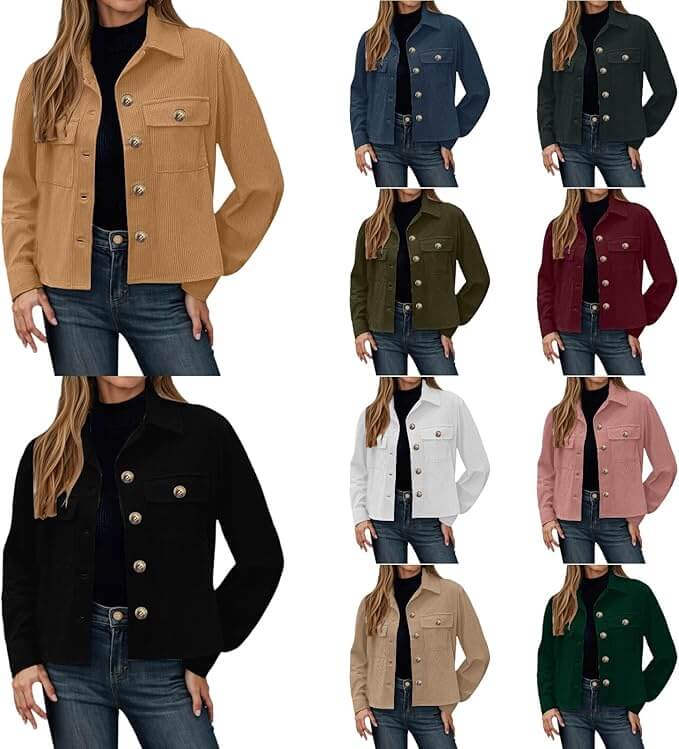 Damen Cordjacke – 50% Rabatt