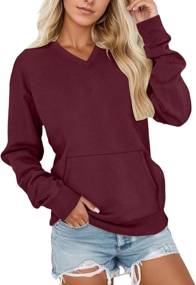 Damen Oversize Sweatshirt – 50% Rabatt