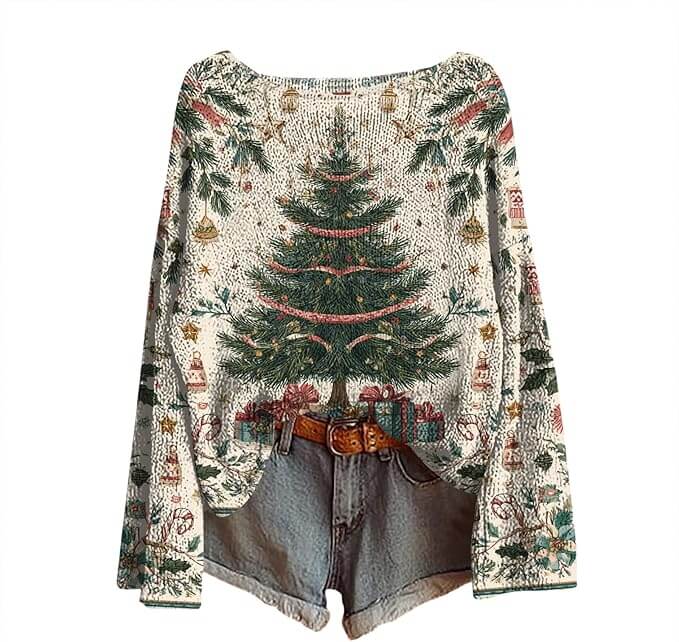 Weihnachtspullover für Damen – 40% Rabatt