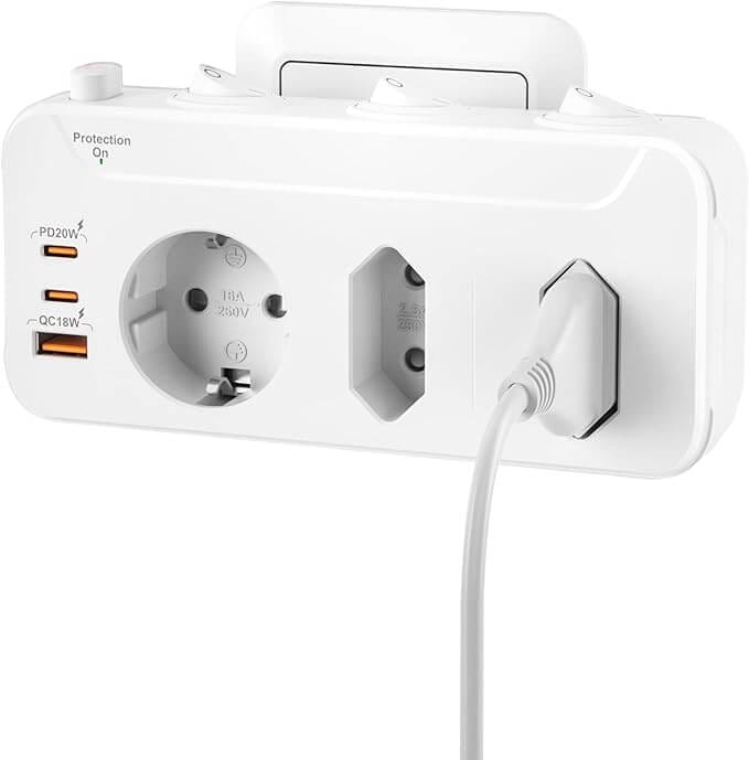 Doppelstecker für Steckdose mit Schalter – 50% Rabatt