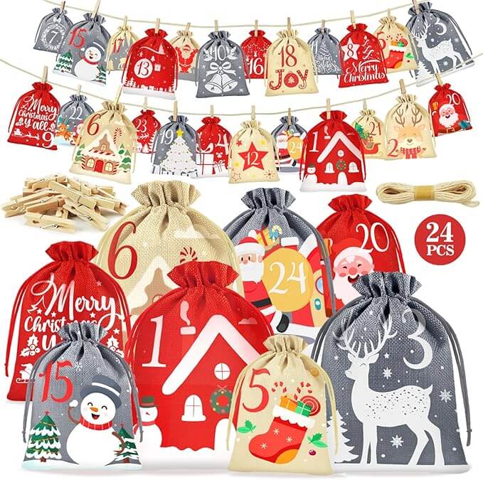 Dusor Adventskalender zum Befüllen – 50% Rabatt