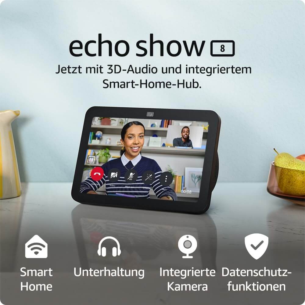 Echo Show 8 (neueste Generation) – 47% Rabatt