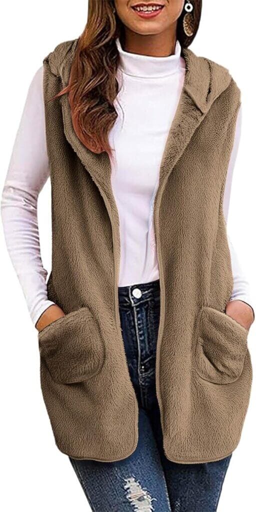 Fleeceweste für Damen – 50% Rabatt
