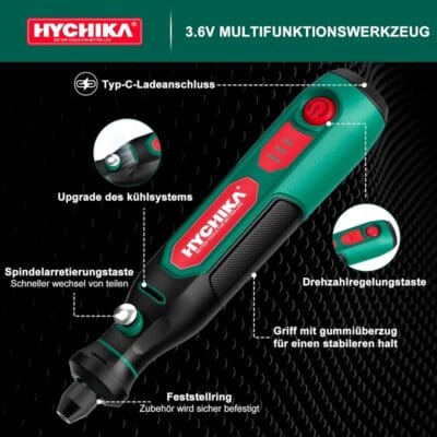HYCHIKA 3,6V Akku Multifunktionswerkzeug Kit