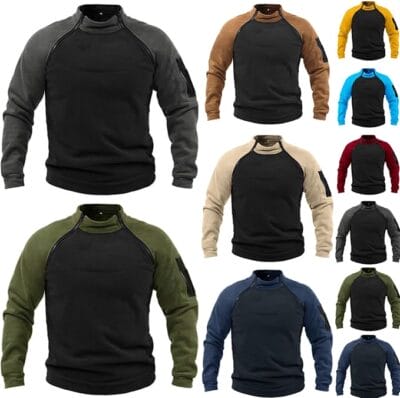Herren Outdoor Fleecejacke