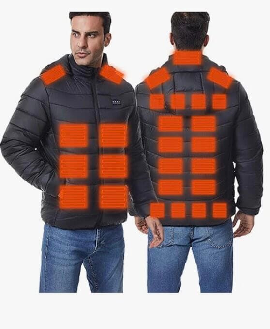 Herren Winter Heizjacke – 50% Rabatt