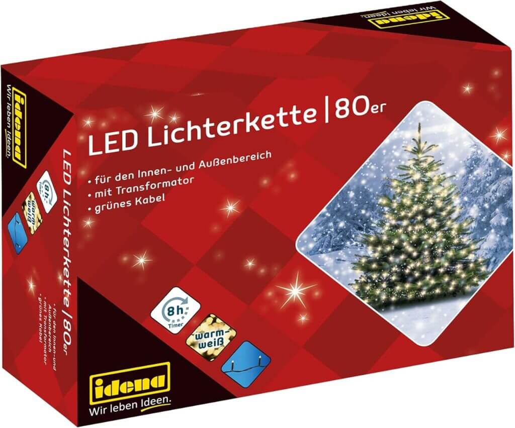 Idena 8325058 LED Lichterkette – 43% Rabatt
