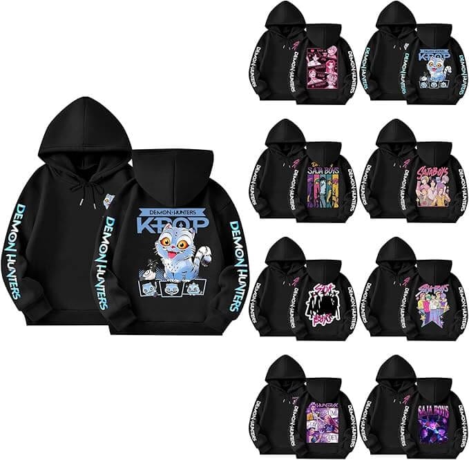 Kpop Demon Hunters Huntrix Hoodie – 50% Rabatt