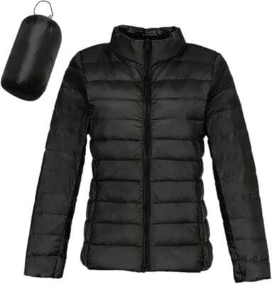Leichte Steppjacke Damen black
