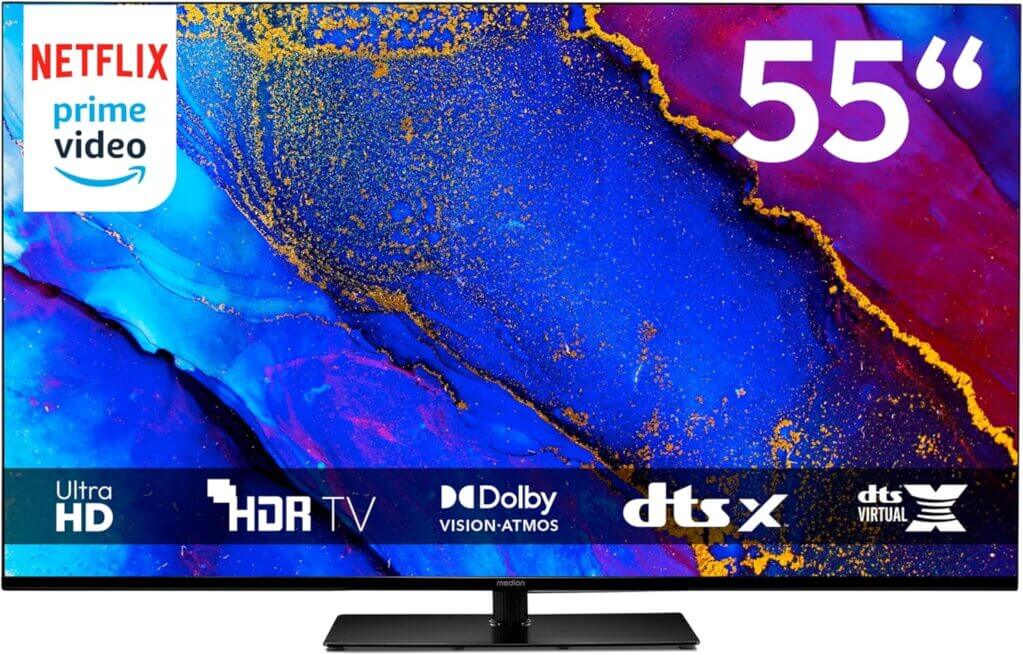 MEDION Fernseher MD 855400 55-Zoll – 25% Rabatt