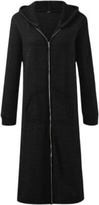 Mädchen Sweatjacke lang 