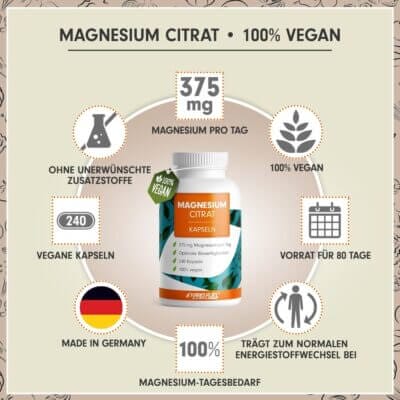 Magnesiumcitrat Kapseln 240x