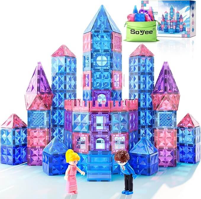 Magnetische Bausteine​​ Prinzessinnenspielzeug – 66% Rabatt