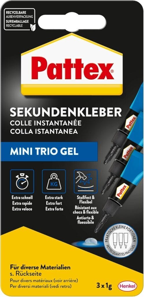 Pattex Sekundenkleber Ultra Gel Mini Trio – 41% Rabatt