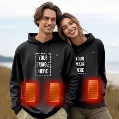 Personalisierte Beheizbarer Hoodie