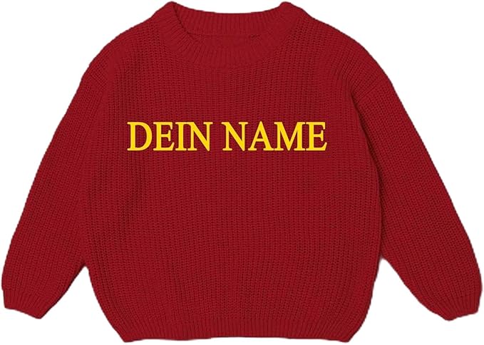 Personalisierbarer Pullover für Kinder – 50% Rabatt