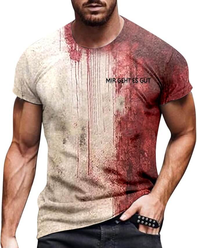 Herren Halloween T-Shirt – 50% Rabatt