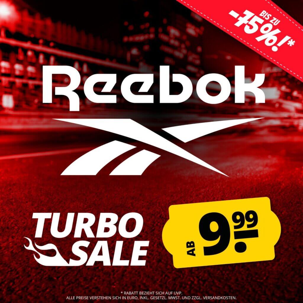 REEBOK TURBO SALE – BIS ZU 75% RABATT