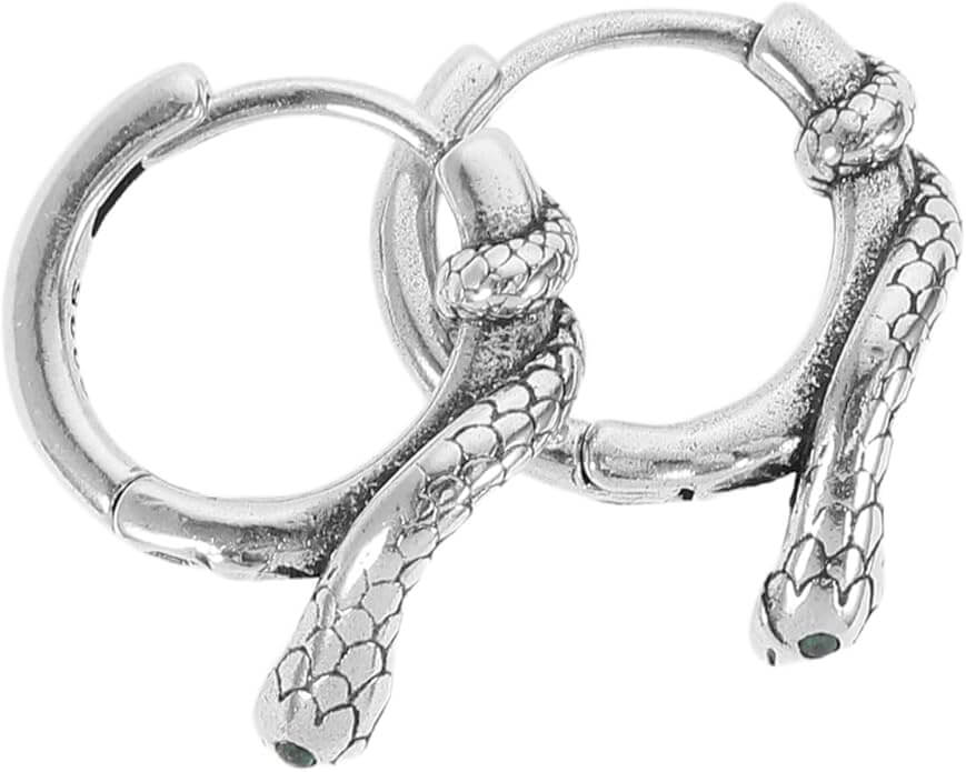 Schlangen Ohrringe aus 925er Sterling Silber – nur 2,79 €
