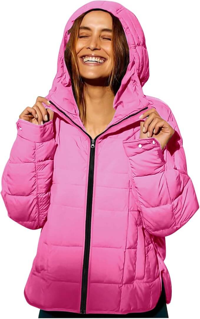 Damen Steppjacke mit Kapuze – 30% Rabatt  