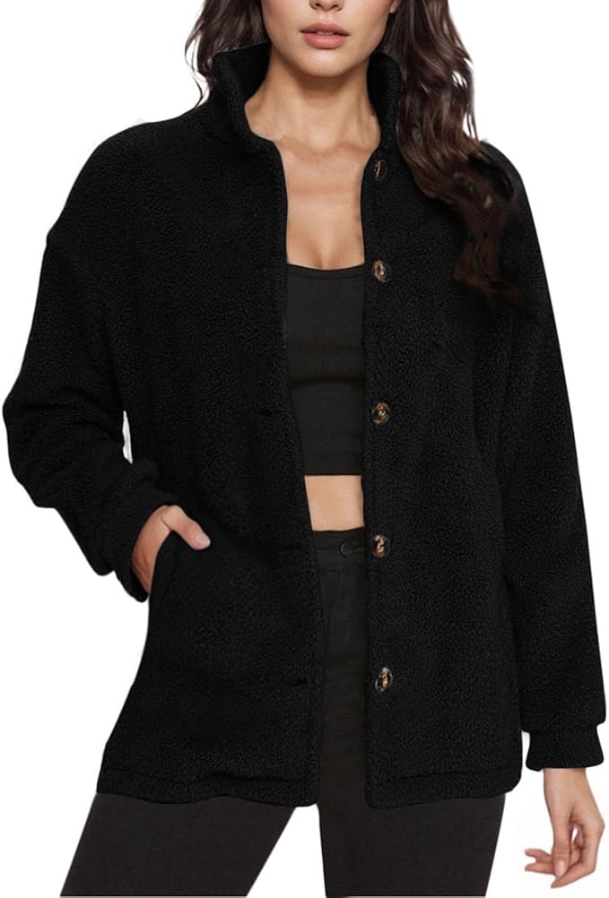 Teddy Fleecejacke für Damen – 70% Rabatt