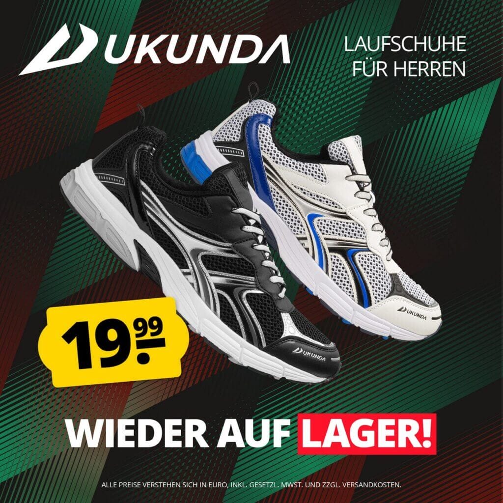 UKUNDA Mombasa Herren Laufschuhe – nur 19,99 €