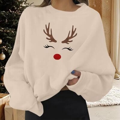 Festlicher Damen Weihnachts Pullover - 50% Rabatt 2 Weihnachten Pullover 1