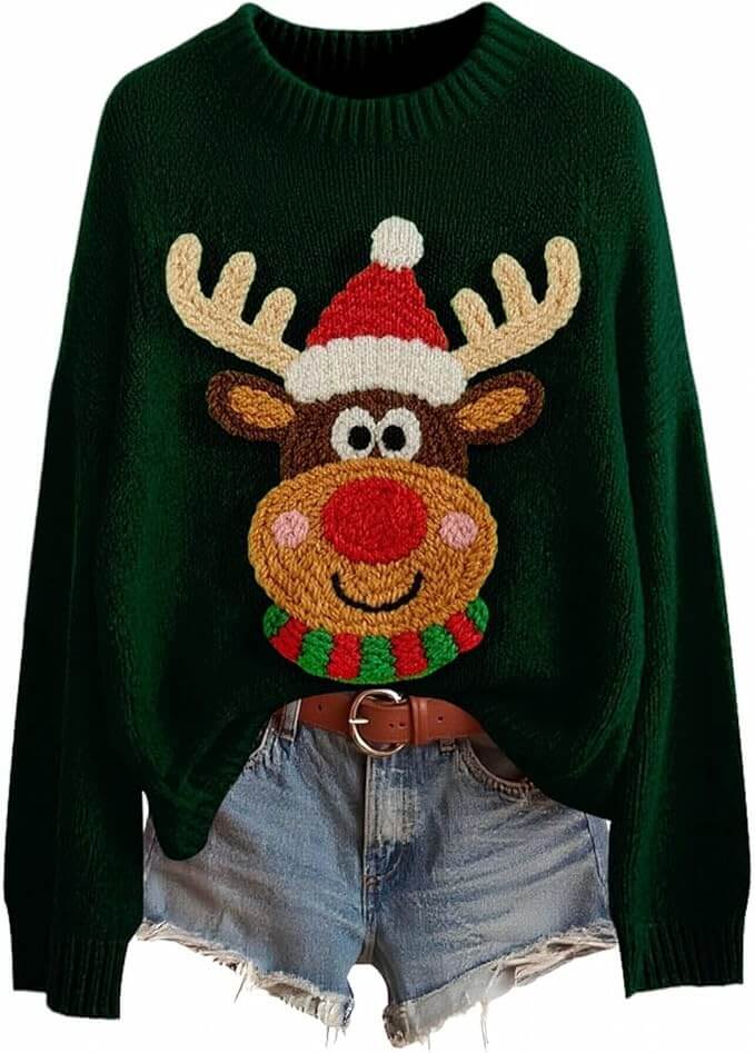 Damen Weihnachtspullover – 30% Rabatt