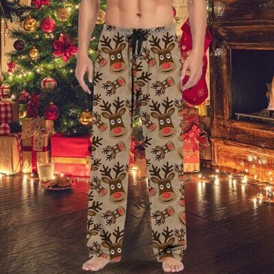 Weihnachtspyjama Hose
