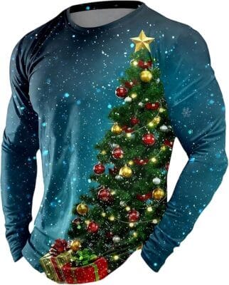 Weihnachtsshirt für Herren - 50% Rabatt 2 Weihnachtsshirt Herren