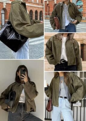 Wildlederjacke Damen