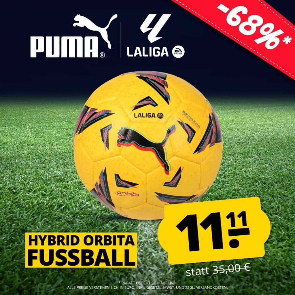 Megaschnapper: PUMA Hybrid Orbita Fußball – 68% Rabatt