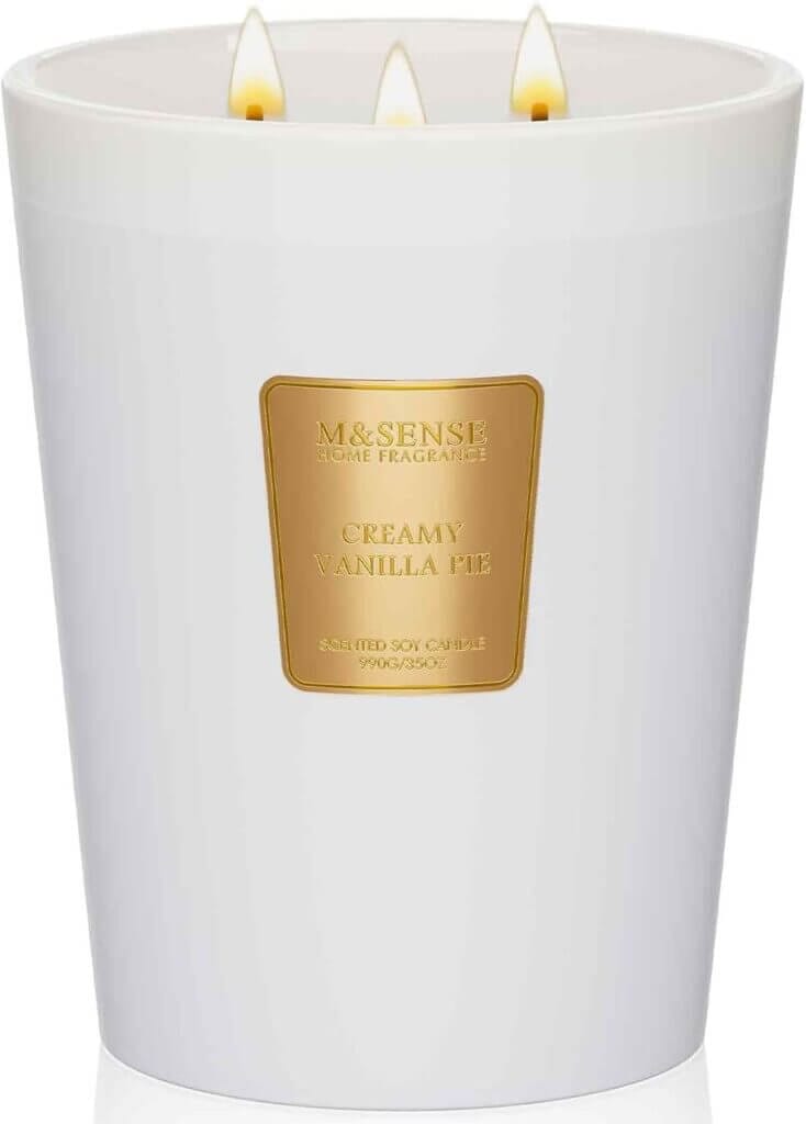 Extra große Duftkerze von M&SENSE – 33% Rabatt