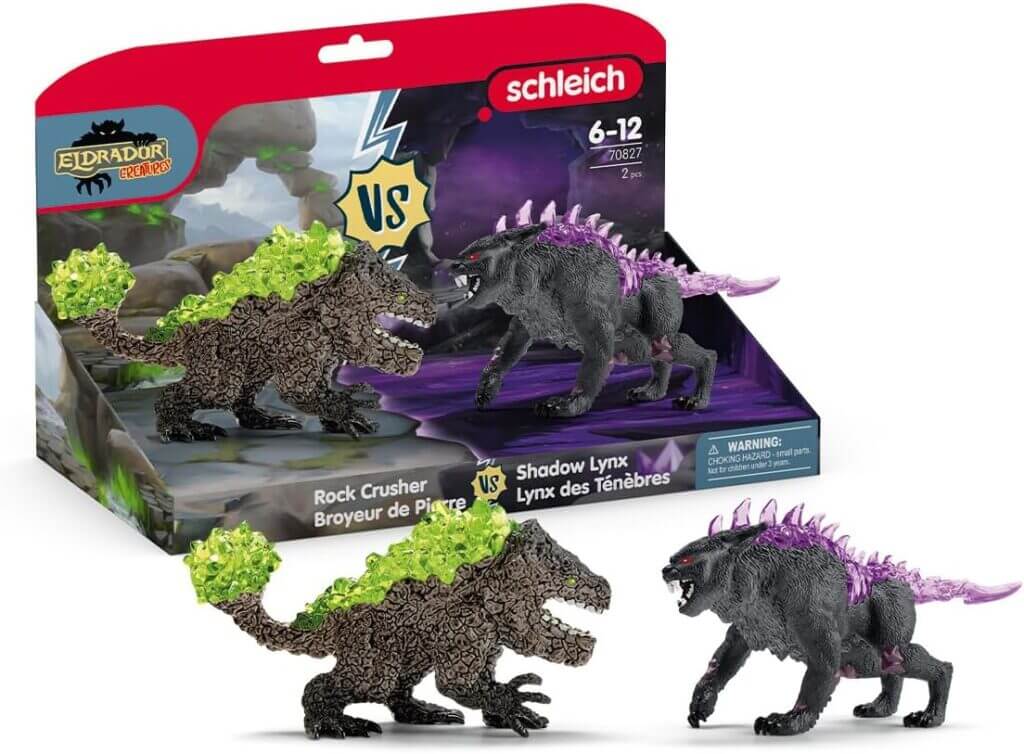 schleich ELDRADOR Creatures Set Schattenluchs vs. Felsbrecher – 40% Rabatt