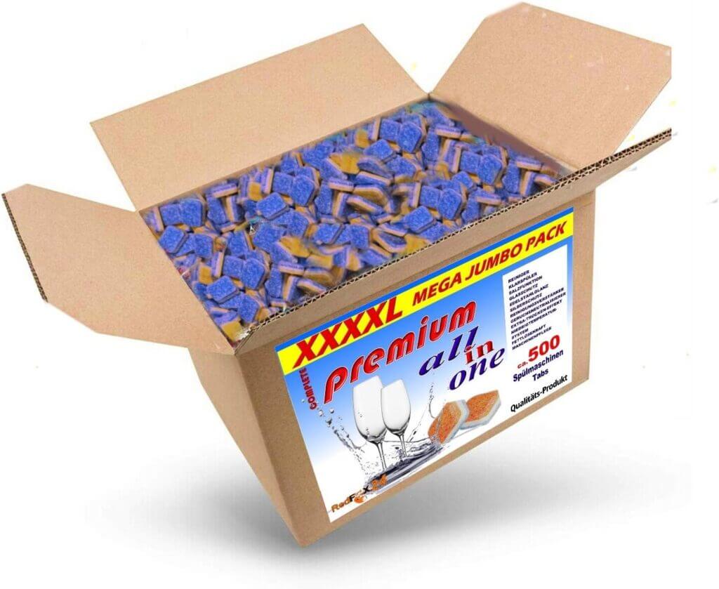 Ein Vorrat für 2 Jahre: Spülmaschinentabs 12 in 1 All in One 10KG ca 500 Stück
