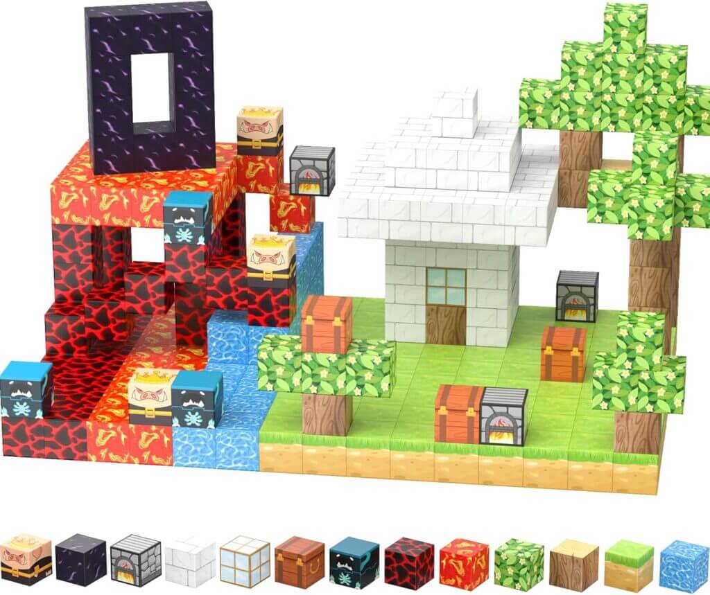 100 Stück Blocs de Construction magnétiques Set – 53% Rabatt