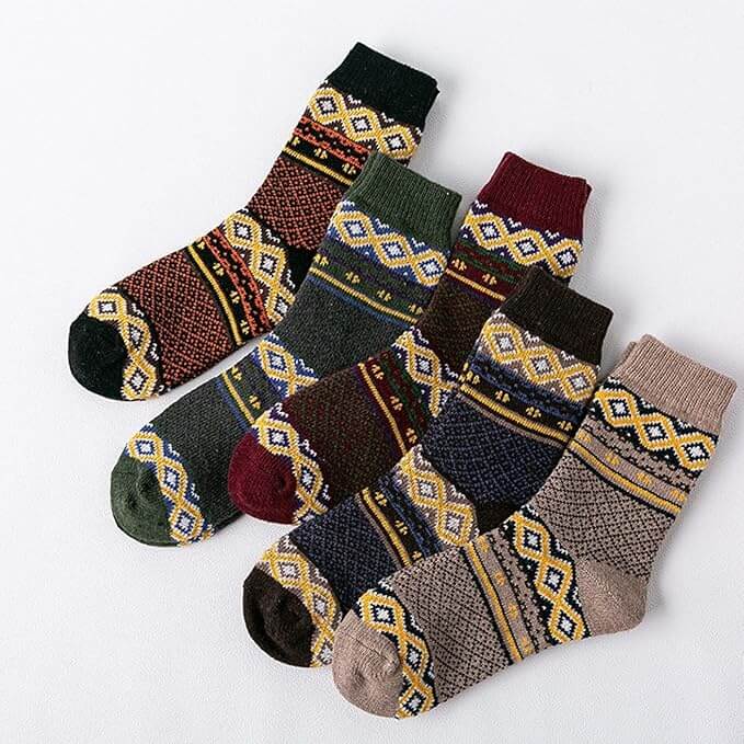 5 Paar Wollsocken – 50% Rabatt