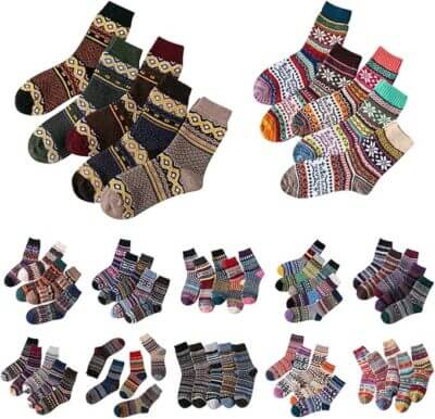 5 Paar Wollsocken