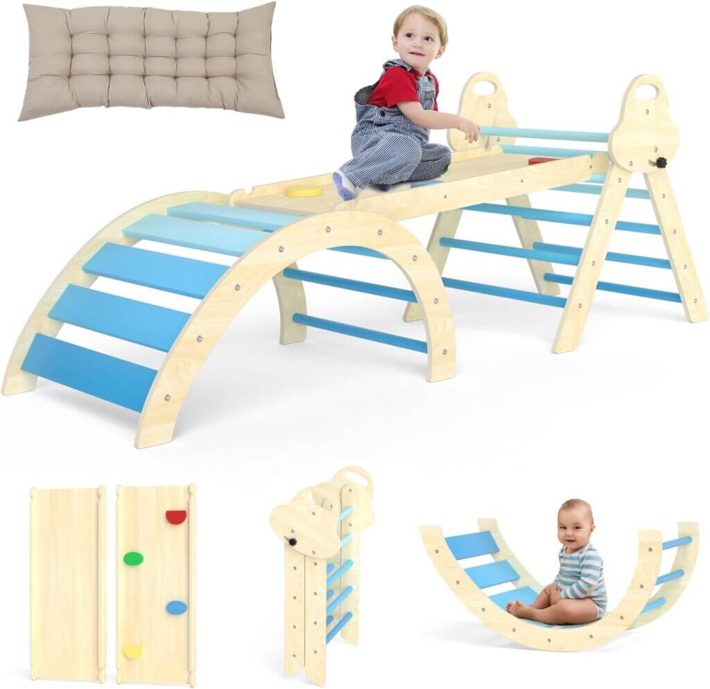 7-in-1 Montessori Kletterdreieck – 40% Rabatt