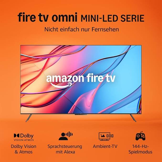 Amazon Fire TV Omni-Mini-LED-Serie QLED-Smart-TV – 42% Rabatt